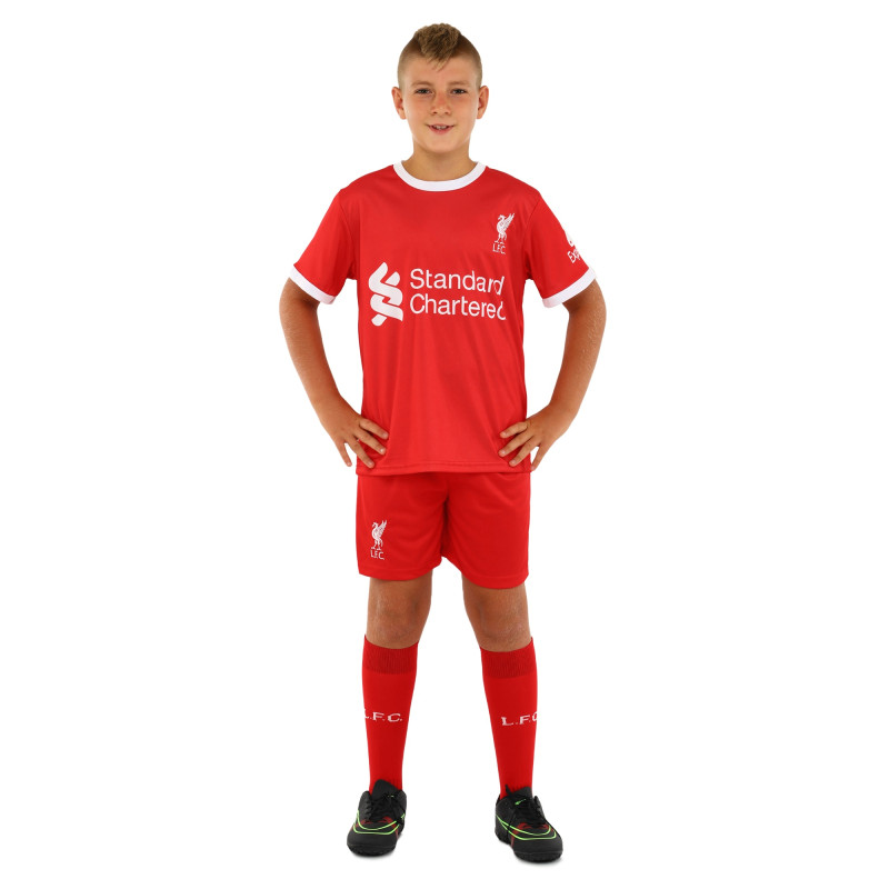 Форма футбольна дитяча із символікою футбольного клубу LIVERPOOL домашня 2024 SP-Sport CO-7190 XS-XL червоний