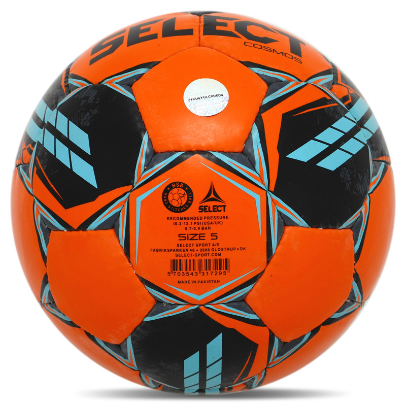 М'яч футбольний SELECT COSMOS V23 COSMOS-5OR №5 помаранчевий-блакитний