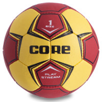 М'яч гандбольний CORE PLAY STREAM CRH-049-1 размер 1 жовтий-червоний