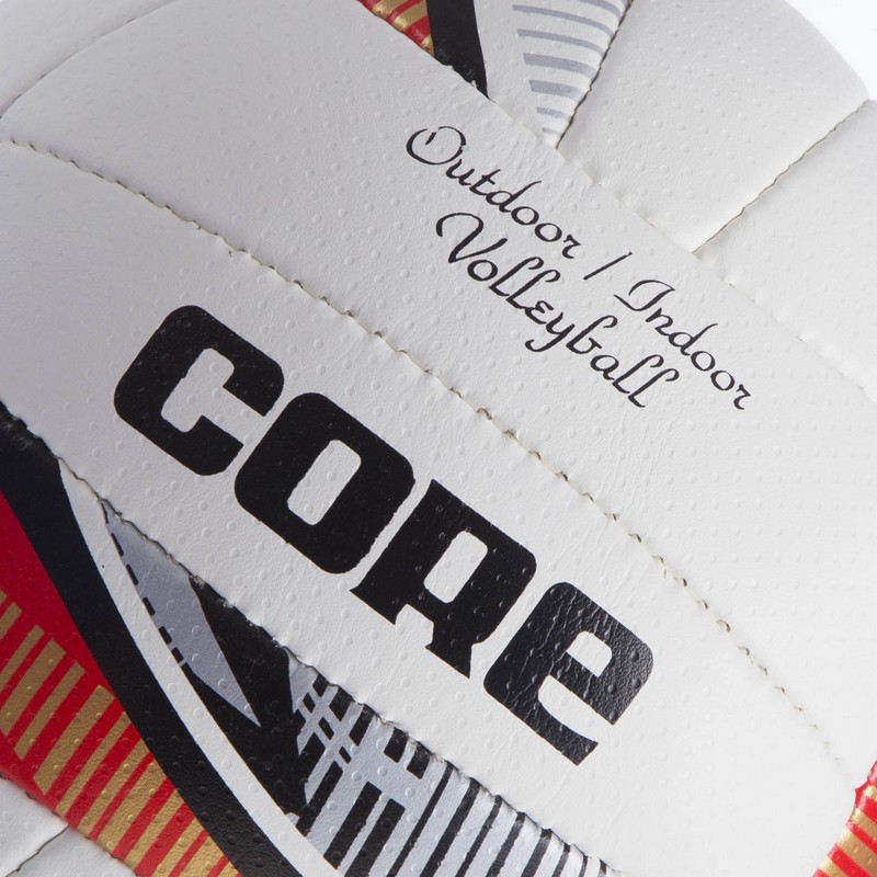 М'яч волейбольний Composite Leather CORE CRV-038 №5 білий-червоний