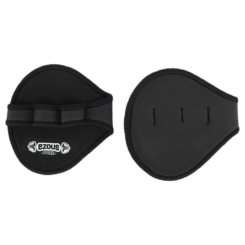 Накладки атлетичні нековзкі Грипад GRIPAD WorkOut HAND PROTECTION EZOUS D-01 чорний