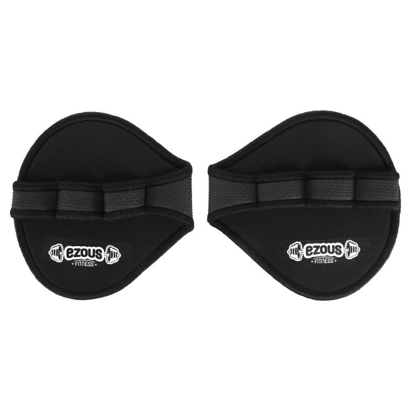 Накладки атлетичні нековзкі Грипад GRIPAD WorkOut HAND PROTECTION EZOUS D-01 чорний