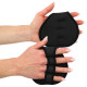Накладки атлетичні нековзкі Грипад GRIPAD WorkOut HAND PROTECTION EZOUS D-01 чорний