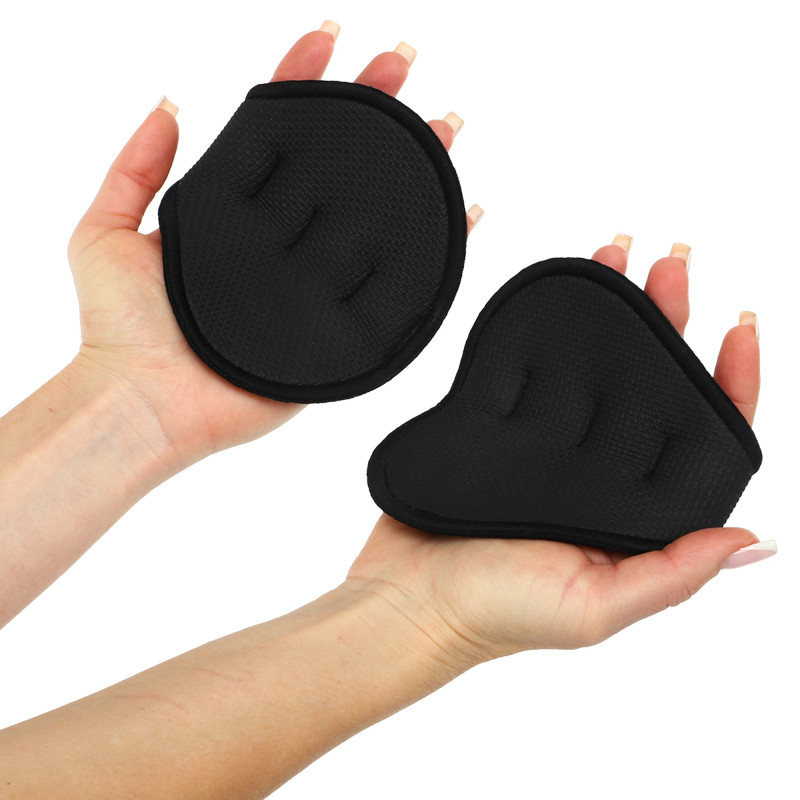 Накладки атлетичні нековзкі Грипад GRIPAD WorkOut HAND PROTECTION EZOUS D-01 чорний