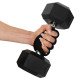 Накладки атлетичні нековзкі Грипад GRIPAD WorkOut HAND PROTECTION EZOUS D-01 чорний