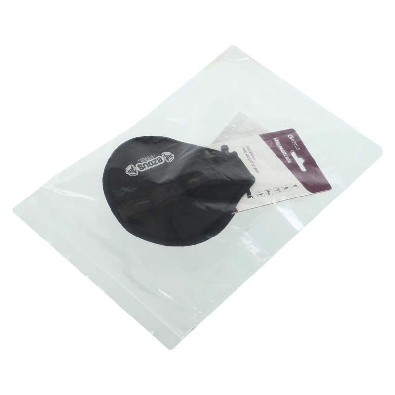 Накладки атлетичні нековзкі Грипад GRIPAD WorkOut HAND PROTECTION EZOUS D-01 чорний