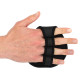 Накладки атлетичні нековзкі Грипад GRIPAD WorkOut HAND PROTECTION EZOUS D-01 чорний