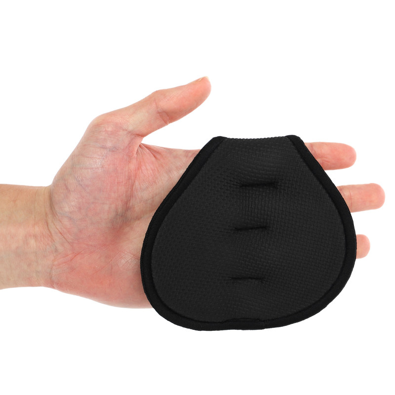 Накладки атлетичні нековзкі Грипад GRIPAD WorkOut HAND PROTECTION EZOUS D-01 чорний