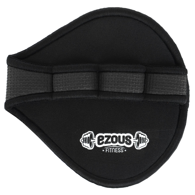 Накладки атлетичні нековзкі Грипад GRIPAD WorkOut HAND PROTECTION EZOUS D-01 чорний