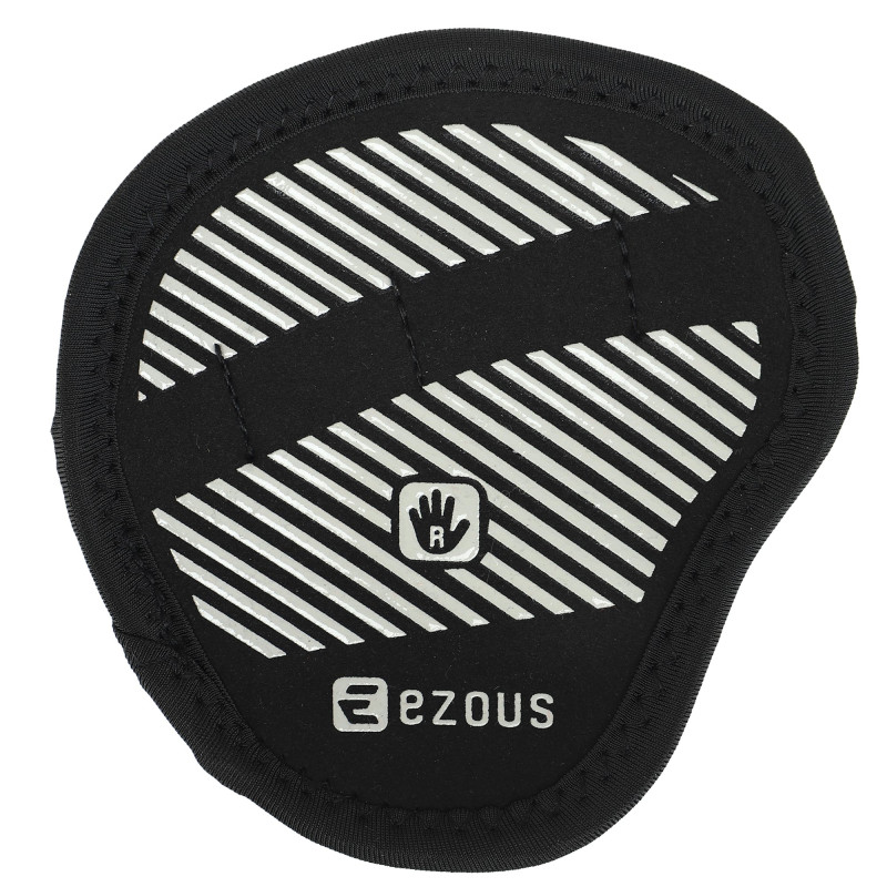 Накладки атлетичні нековзкі Грипад GRIPAD WorkOut ROUND HAND PROTECTION EZOUS D-02 чорний