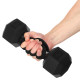 Накладки атлетичні нековзкі Грипад GRIPAD WorkOut ROUND HAND PROTECTION EZOUS D-02 чорний