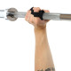 Накладки атлетичні нековзкі Грипад GRIPAD WorkOut ROUND HAND PROTECTION EZOUS D-02 чорний