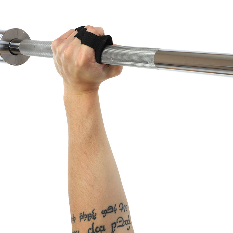 Накладки атлетичні нековзкі Грипад GRIPAD WorkOut ROUND HAND PROTECTION EZOUS D-02 чорний