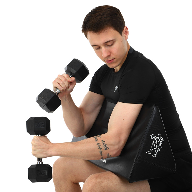 Накладки атлетичні нековзкі Грипад GRIPAD WorkOut ROUND HAND PROTECTION EZOUS D-02 чорний