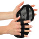 Накладки атлетичні нековзкі Грипад GRIPAD WorkOut ROUND HAND PROTECTION EZOUS D-02 чорний