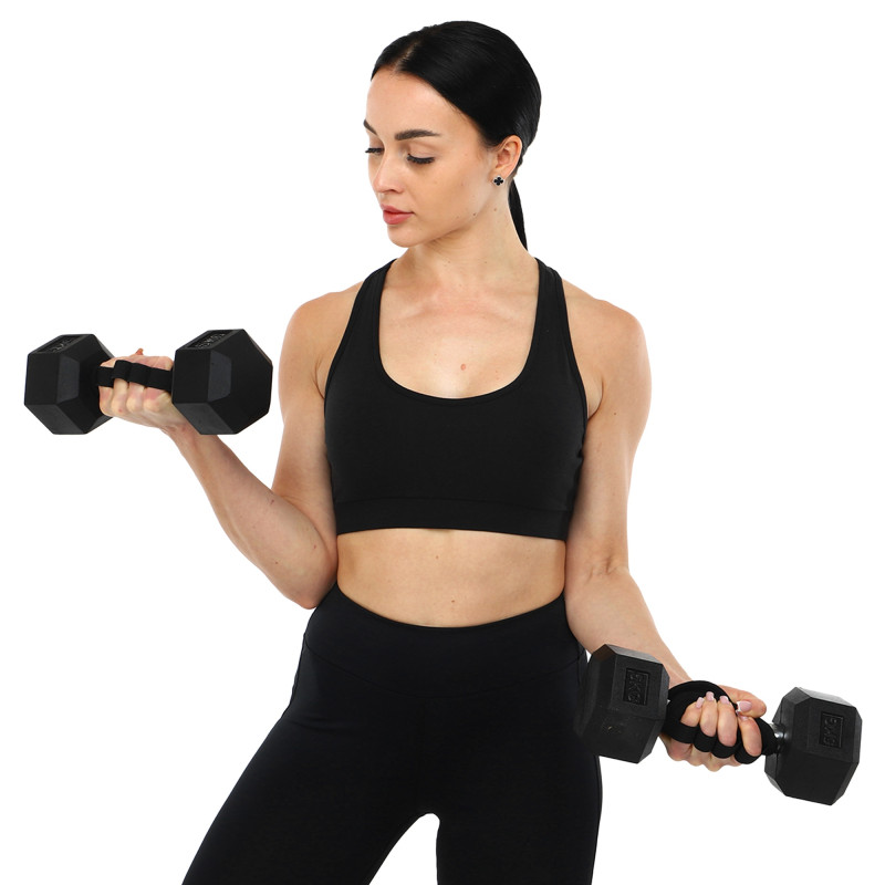Накладки атлетичні нековзкі Грипад GRIPAD WorkOut ROUND HAND PROTECTION EZOUS D-02 чорний