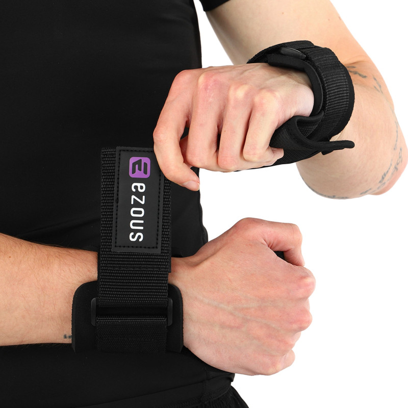 Накладки для підтягування та тяги SOFT HAND GRIPS EZOUS D-10 2шт чорний