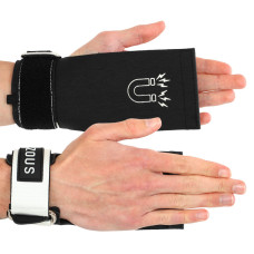 Накладки для підтягування та тяги HAND GRIPS STRONG FRICTION EZOUS D-12 2шт чорний-білий