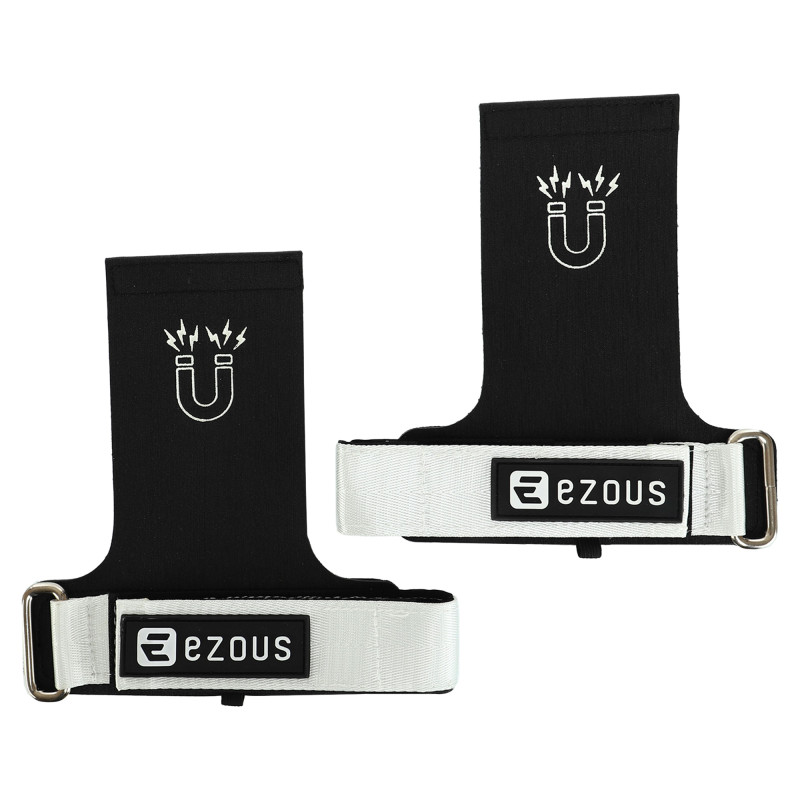 Накладки для підтягування та тяги HAND GRIPS STRONG FRICTION EZOUS D-12 2шт чорний-білий