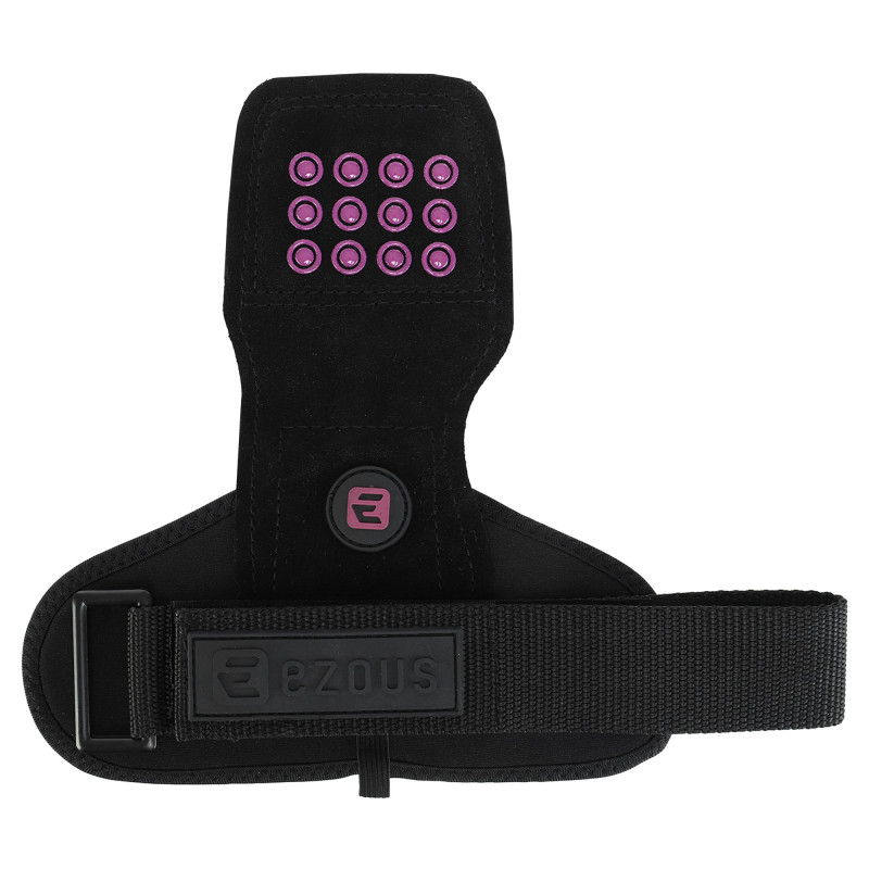 Накладки для підтягування та тяги POWER GRASP EZOUS D-13 2шт чорний-фіолетовий