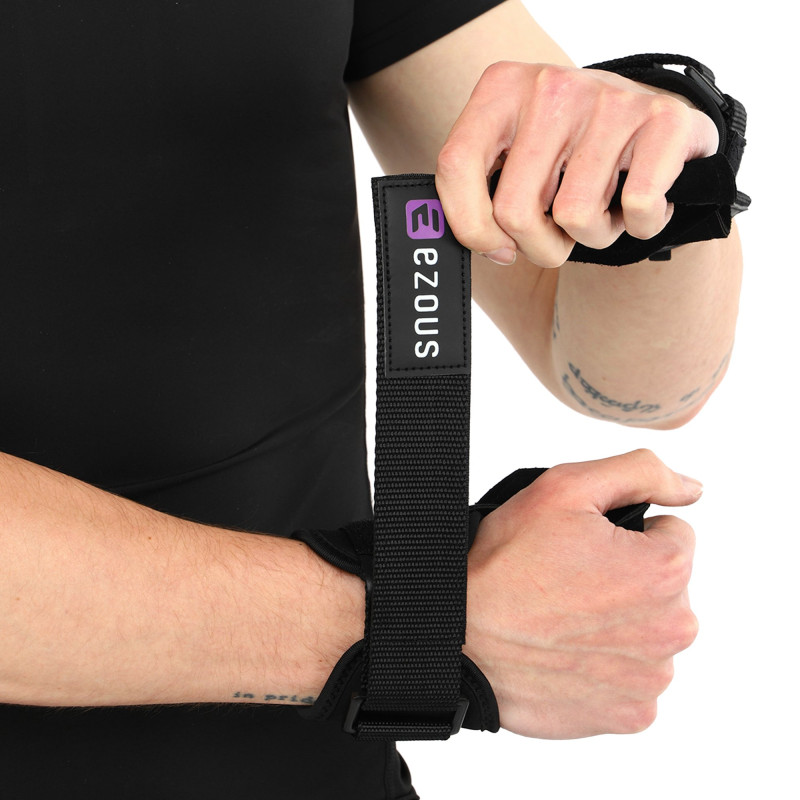 Накладки для підтягування та тяги POWER GRASP PRO 2.0 EZOUS D-14 2шт чорний