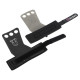 Гімнастичні накладки рукавички для турніка 3 HOLE CARBON HAND GRIPS EZOUS D-15 2шт розмір S-L чорний