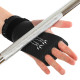 Гімнастичні накладки рукавички для турніка 3 HOLE CARBON HAND GRIPS EZOUS D-15 2шт розмір S-L чорний