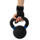 Гімнастичні накладки рукавички для турніка 3 HOLE CARBON HAND GRIPS EZOUS D-15 2шт розмір S-L чорний