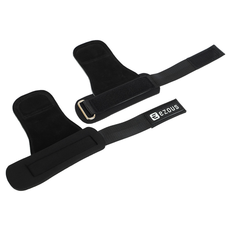 Накладки для підтягування та тяги HAND GRIP THICKER LAYERS EZOUS D-17 2шт чорний