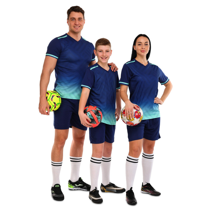 Форма футбольна комплект футболка та шорти LIDONG D8853 4XS-2XL кольори в асортименті
