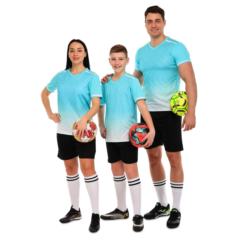 Форма футбольна комплект футболка та шорти LIDONG D8853 4XS-2XL кольори в асортименті