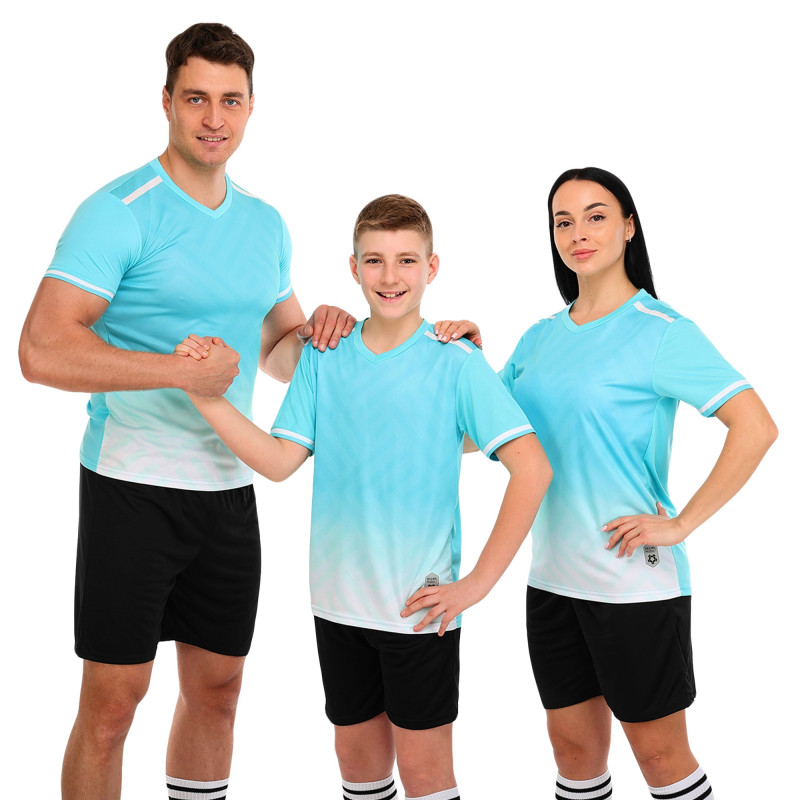 Форма футбольна комплект футболка та шорти LIDONG D8853 4XS-2XL кольори в асортименті