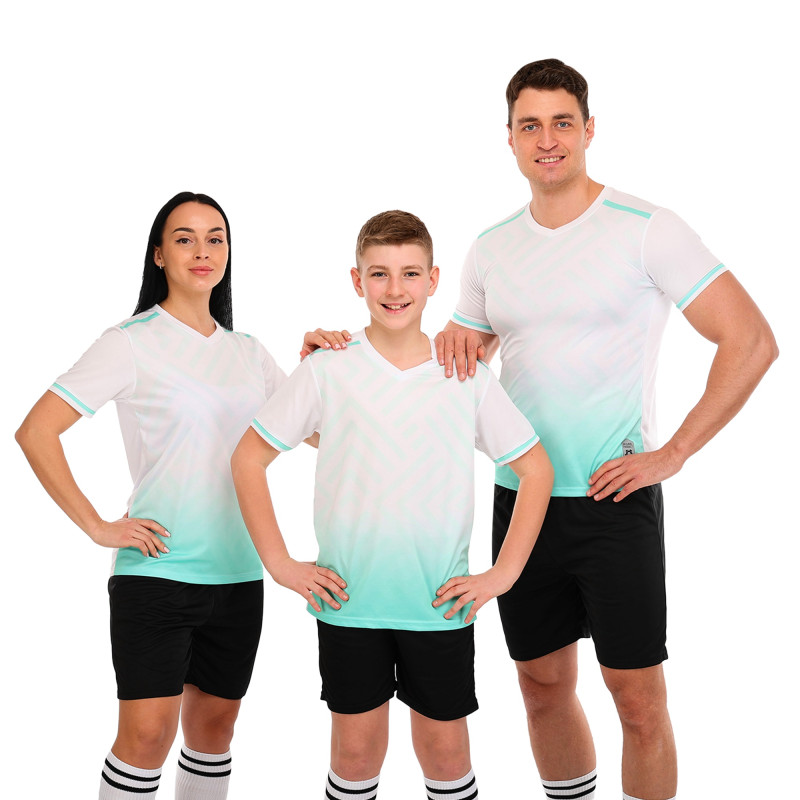 Форма футбольна комплект футболка та шорти LIDONG D8853 4XS-2XL кольори в асортименті