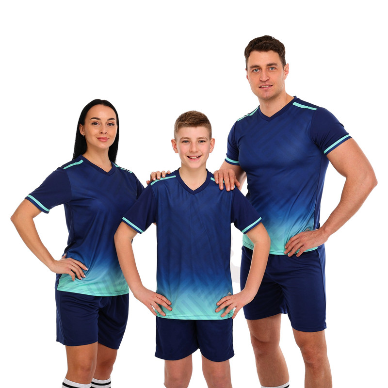 Форма футбольна комплект футболка та шорти LIDONG D8853 4XS-2XL кольори в асортименті