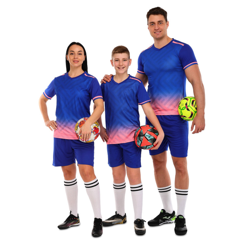 Форма футбольна комплект футболка та шорти LIDONG D8853 4XS-2XL кольори в асортименті