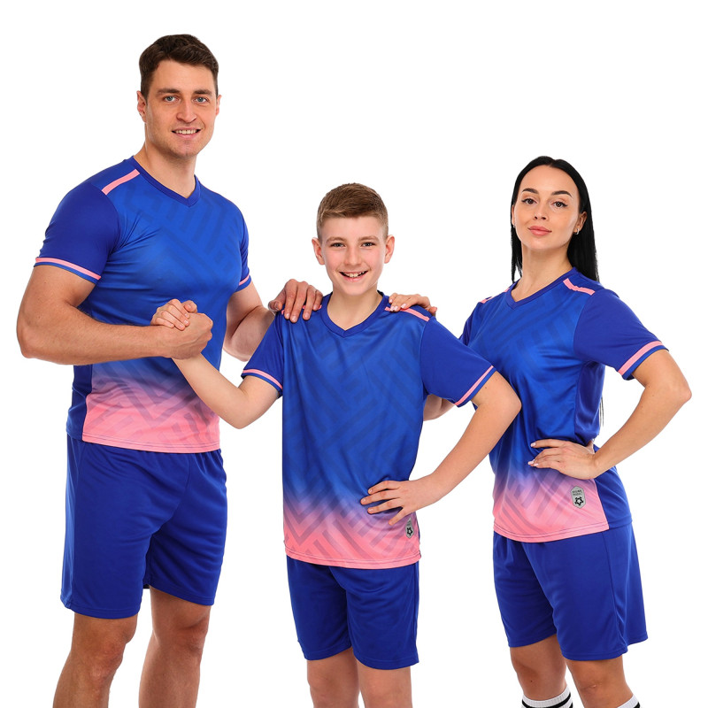 Форма футбольна комплект футболка та шорти LIDONG D8853 4XS-2XL кольори в асортименті