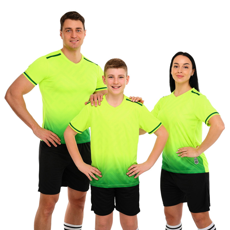 Форма футбольна комплект футболка та шорти LIDONG D8853 4XS-2XL кольори в асортименті