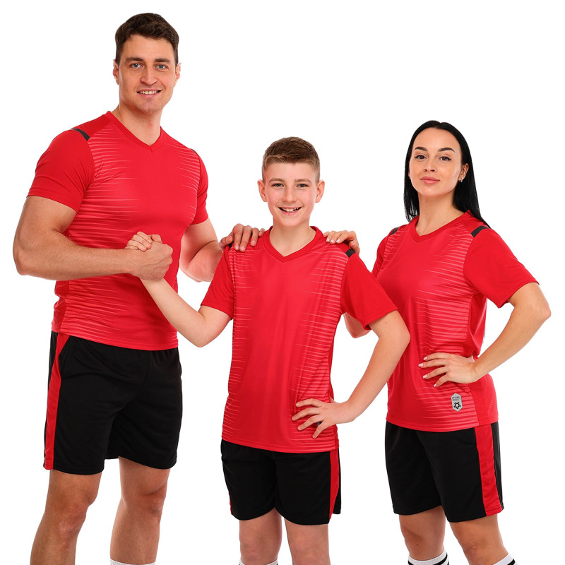 Форма футбольна комплект футболка та шорти LIDONG D8865 4XS-2XL кольори в асортименті