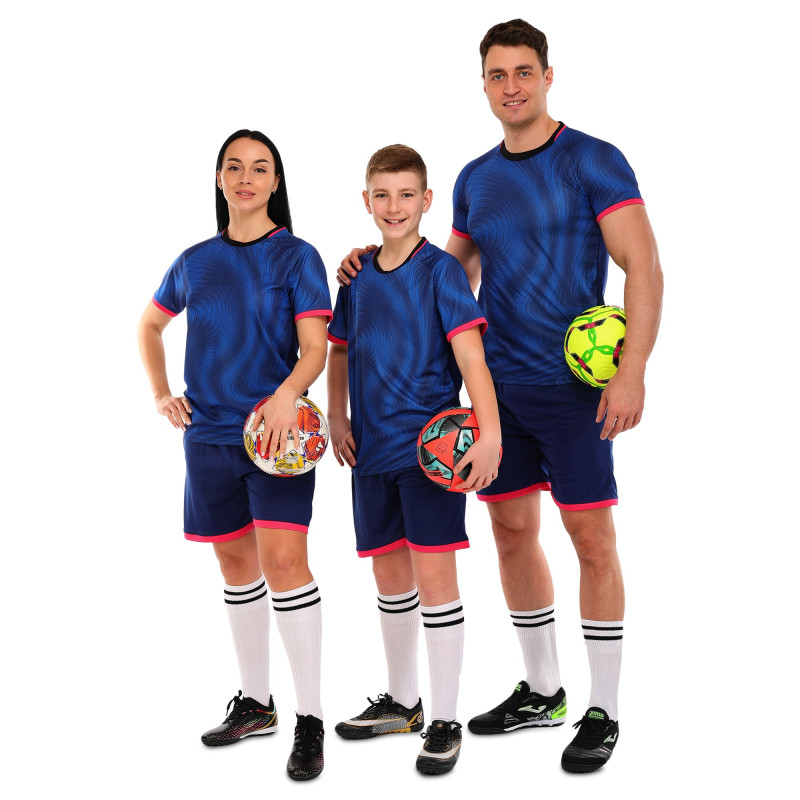 Форма футбольна комплект футболка та шорти LIDONG D8866 4XS-2XL кольори в асортименті
