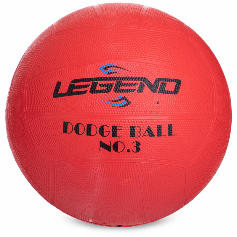 М'яч гумовий Dodgeball для гри у вишибалу Zelart DB-3284 №3 кольори в асортименті