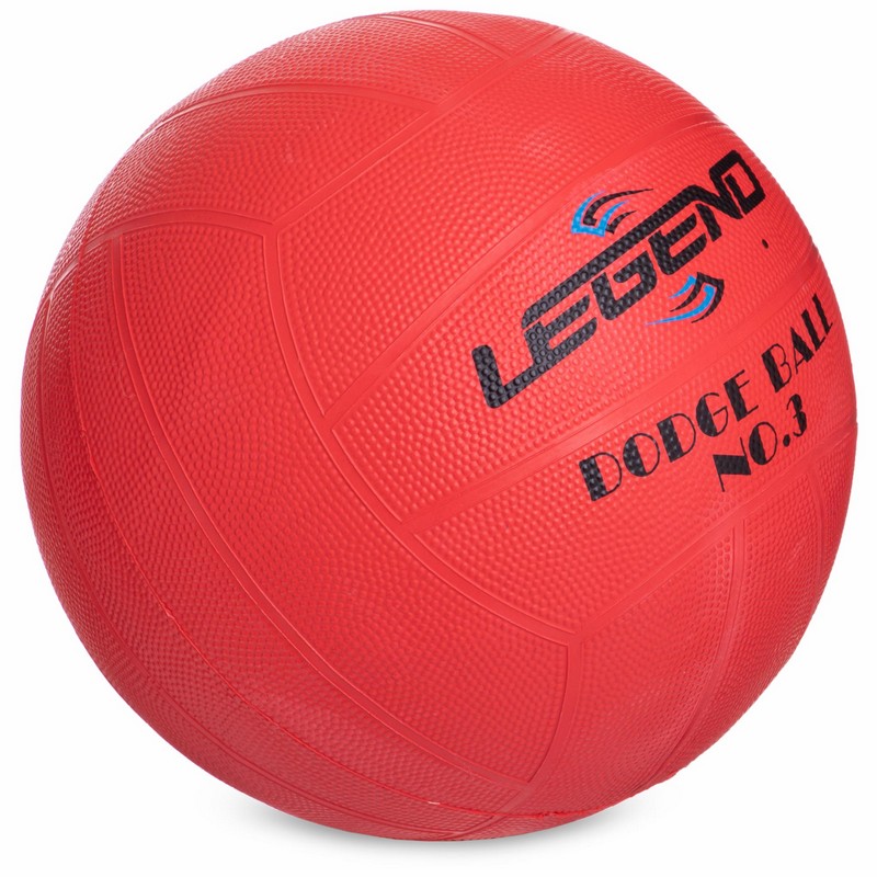 М'яч гумовий Dodgeball для гри у вишибалу Zelart DB-3284 №3 кольори в асортименті