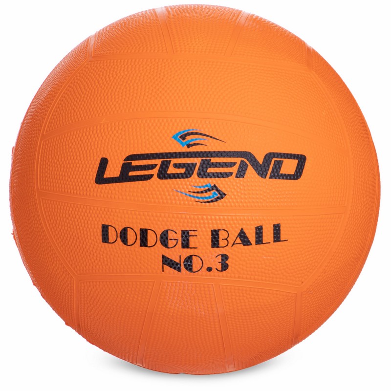М'яч гумовий Dodgeball для гри у вишибалу Zelart DB-3284 №3 кольори в асортименті