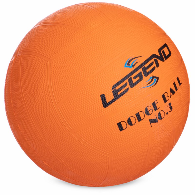 М'яч гумовий Dodgeball для гри у вишибалу Zelart DB-3284 №3 кольори в асортименті