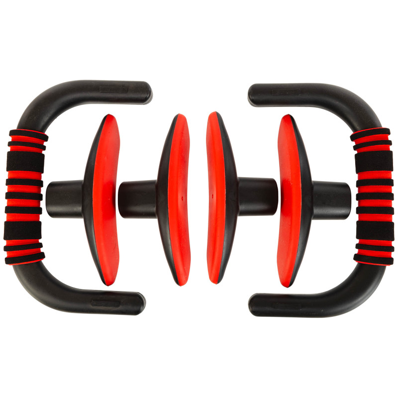 Упори для віджимань 2штуки SP-Sport DCF-18 PUSH-UP BAR 23x15см чорний