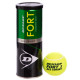 М'ячі для великого тенісу DUNLOP FORT TOURNAMENT SELECT DL601315 3шт салатовий