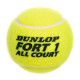М'ячі для великого тенісу DUNLOP FORT TOURNAMENT SELECT DL601315 3шт салатовий