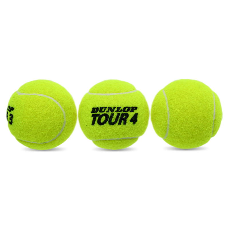 М'ячі для великого тенісу DUNLOP TOUR BRILLIANCE DL601326 3шт салатовий