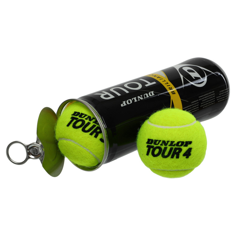 М'ячі для великого тенісу DUNLOP TOUR BRILLIANCE DL601326 3шт салатовий