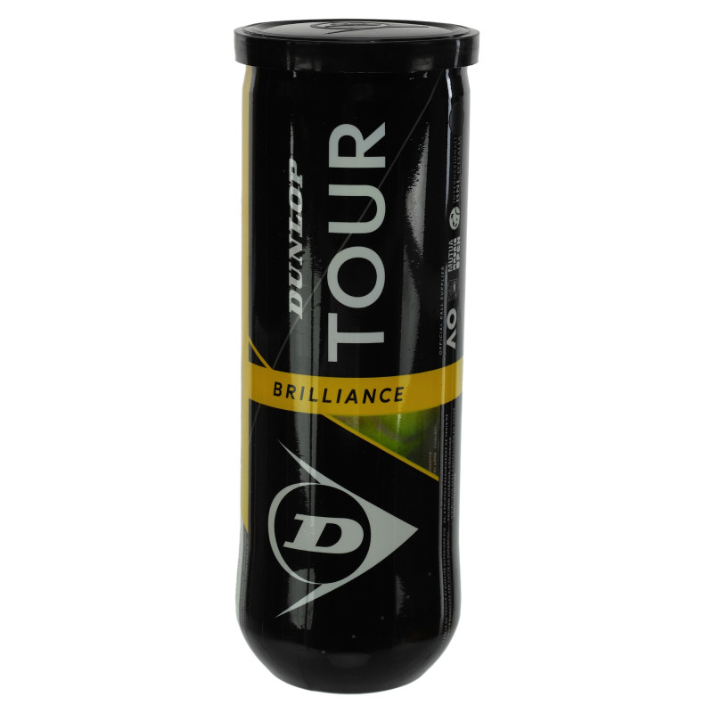 М'ячі для великого тенісу DUNLOP TOUR BRILLIANCE DL601326 3шт салатовий