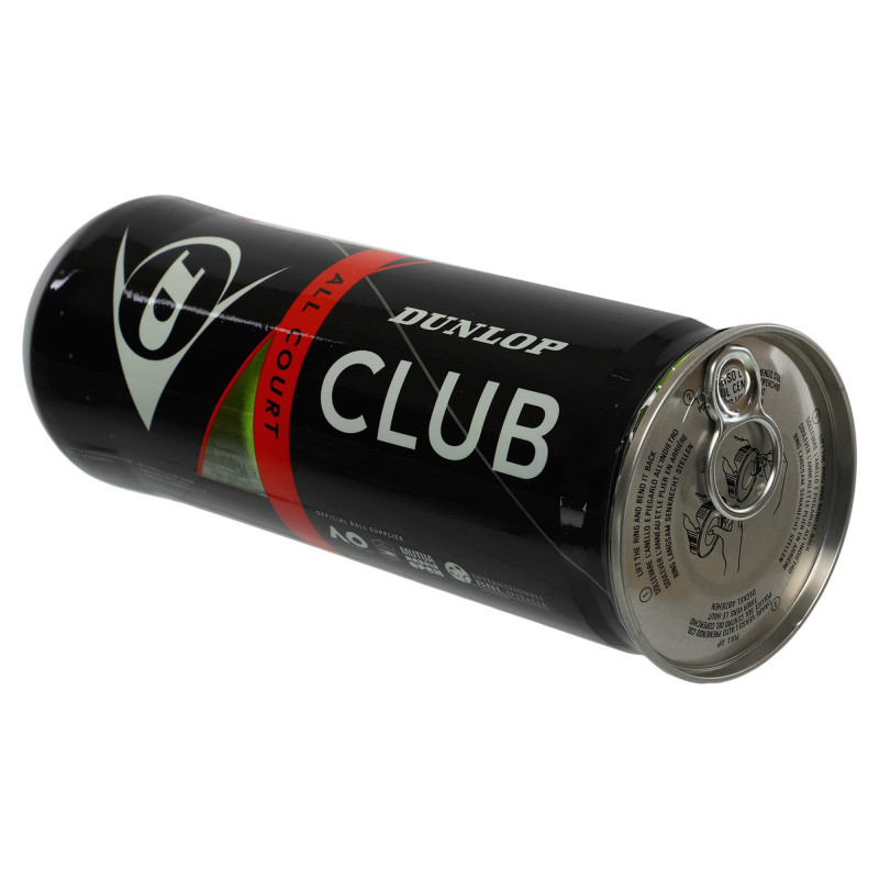 М'ячі для великого тенісу DUNLOP CLUB AC DL601334 3шт салатовий